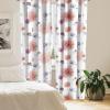 Ambesonne Retro Curtains, Sketch Style Continuous Neutral Colors Floral Motifs Lines Dreamy Artwork, Window Treatments 2 Panel Set for Living Room Bedroom, Pair of – 28″ x 63″, Soft Pink Pale Purple(Cinnamon and Pale Fuchsia)