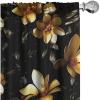 Ambesonne Birds and Nature Curtains, Cottagecore Vibe Neutral Colors Boho Animals and Flower Art, Window Treatments 2 Panel Set for Living Room Bedroom, Pair of – 28″ x 63″, Dark Lavender Pastel Pink(Black Dark Taupe Caramel)