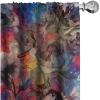 Ambesonne Birds and Nature Curtains, Cottagecore Vibe Neutral Colors Boho Animals and Flower Art, Window Treatments 2 Panel Set for Living Room Bedroom, Pair of – 28″ x 63″, Dark Lavender Pastel Pink(Pale Sky Blue Dark Coral)