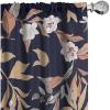 Ambesonne Boho Wings Curtains, Cottagecore Inspired Neutral Butterfly Pattern with Floral Ornaments, Window Treatments 2 Panel Set for Living Room Bedroom, Pair of – 28″ x 84″, Dark Sand Brown Taupe(Dark Indigo Sand Brown)