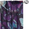 Ambesonne Boho Wings Curtains, Cottagecore Inspired Neutral Butterfly Pattern with Floral Ornaments, Window Treatments 2 Panel Set for Living Room Bedroom, Pair of – 28″ x 84″, Dark Sand Brown Taupe(Pale Mint Green Purple)