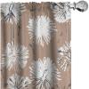 Ambesonne Delicate Roses Curtains, Retro Themed Garden Scene Flowers Vintage with Neutral Colors, Window Treatments 2 Panel Set for Living Room Bedroom, Pair of – 28″ x 63″, Pale Peach Pale Grey Dust(Pale Taupe White)