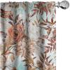 Ambesonne Delicate Roses Curtains, Retro Themed Garden Scene Flowers Vintage with Neutral Colors, Window Treatments 2 Panel Set for Living Room Bedroom, Pair of – 28″ x 63″, Pale Peach Pale Grey Dust(Burnt Orange Paprika Ecru)