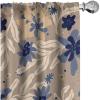 Ambesonne Delicate Roses Curtains, Retro Themed Garden Scene Flowers Vintage with Neutral Colors, Window Treatments 2 Panel Set for Living Room Bedroom, Pair of – 28″ x 63″, Pale Peach Pale Grey Dust(Dark Ceil Blue Eggshell)