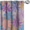 Ambesonne Delicate Roses Curtains, Retro Themed Garden Scene Flowers Vintage with Neutral Colors, Window Treatments 2 Panel Set for Living Room Bedroom, Pair of – 28″ x 63″, Pale Peach Pale Grey Dust(Violet Deep Sky Blue)