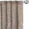 Ambesonne Delicate Roses Curtains, Retro Themed Garden Scene Flowers Vintage with Neutral Colors, Window Treatments 2 Panel Set for Living Room Bedroom, Pair of – 28″ x 63″, Pale Peach Pale Grey Dust(Pale Lilac Khaki Cream)