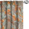 Ambesonne Delicate Roses Curtains, Retro Themed Garden Scene Flowers Vintage with Neutral Colors, Window Treatments 2 Panel Set for Living Room Bedroom, Pair of – 28″ x 63″, Pale Peach Pale Grey Dust(Dark Orange Pale Green)