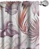Ambesonne Delicate Roses Curtains, Retro Themed Garden Scene Flowers Vintage with Neutral Colors, Window Treatments 2 Panel Set for Living Room Bedroom, Pair of – 28″ x 63″, Pale Peach Pale Grey Dust(Mauve Taupe Ruby White)