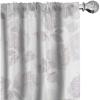 Ambesonne Delicate Roses Curtains, Retro Themed Garden Scene Flowers Vintage with Neutral Colors, Window Treatments 2 Panel Set for Living Room Bedroom, Pair of – 28″ x 63″, Pale Peach Pale Grey Dust(Blue Grey Champagne)