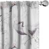 Ambesonne Delicate Roses Curtains, Retro Themed Garden Scene Flowers Vintage with Neutral Colors, Window Treatments 2 Panel Set for Living Room Bedroom, Pair of – 28″ x 63″, Pale Peach Pale Grey Dust(Pale Eggplant White)