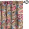 Ambesonne Delicate Roses Curtains, Retro Themed Garden Scene Flowers Vintage with Neutral Colors, Window Treatments 2 Panel Set for Living Room Bedroom, Pair of – 28″ x 63″, Pale Peach Pale Grey Dust(Warm Taupe Pastel Pink)