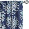 Ambesonne Floral Design Curtains, Tropical Themed Neutral Colors Boho Flowers Vintage with Leafy Art, Window Treatments 2 Panel Set for Living Room Bedroom, Pair of – 28″ x 63″, Dark Coral Pale Grey(Pale Slate Blue and Teal)