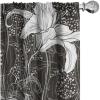 Ambesonne Floral Design Curtains, Tropical Themed Neutral Colors Boho Flowers Vintage with Leafy Art, Window Treatments 2 Panel Set for Living Room Bedroom, Pair of – 28″ x 63″, Dark Coral Pale Grey(White Dark Grey)