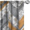 Ambesonne Floral Design Curtains, Tropical Themed Neutral Colors Boho Flowers Vintage with Leafy Art, Window Treatments 2 Panel Set for Living Room Bedroom, Pair of – 28″ x 63″, Dark Coral Pale Grey(Pale Caramel Grey and White)