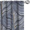 Ambesonne Floral Design Curtains, Tropical Themed Neutral Colors Boho Flowers Vintage with Leafy Art, Window Treatments 2 Panel Set for Living Room Bedroom, Pair of – 28″ x 63″, Dark Coral Pale Grey(Dark Ceil Blue and Marigold)