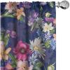 Ambesonne Floral Design Curtains, Tropical Themed Neutral Colors Boho Flowers Vintage with Leafy Art, Window Treatments 2 Panel Set for Living Room Bedroom, Pair of – 28″ x 63″, Dark Coral Pale Grey(Lavender Multicolor)