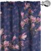 Ambesonne Floral Design Curtains, Tropical Themed Neutral Colors Boho Flowers Vintage with Leafy Art, Window Treatments 2 Panel Set for Living Room Bedroom, Pair of – 28″ x 63″, Dark Coral Pale Grey(Quartz Pastel Pink)