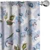Ambesonne Hibiscus Curtains, Watercolor Silhouettes of Tropical Floral with Neutral Colors Boho Art, Window Treatments 2 Panel Set for Living Room Bedroom, Pair of – 28″ x 63″, Dark Coral Coral White(Pale Mauve Forest Green)