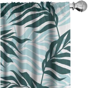 Ambesonne Floral Curtains, Neutral Colors Delicate Blooming Flowers Pattern Dreamy Blush Tone Art, Window Treatments 2 Panel Set for Living Room Bedroom, Pair of – 28″ x 63″, Hot Pink Charcoal Grey(Petrol Blue Teal and White)