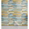Ambesonne Abstract Modern Art Peel & Stick Wallpaper for Home, Neutral Colors Boho Stripes Simple Design Geometric Print, Self-Adhesive Living Room Kitchen Accent, 13″ x 100″, Orange Sky Blue Cream