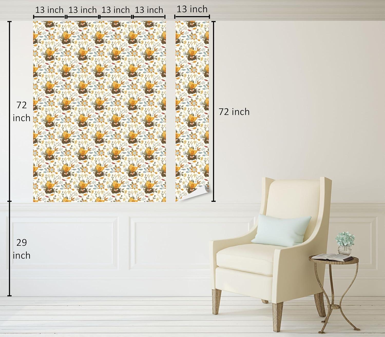 imageAmbesonne Magnolia Peel amp Stick Wallpaper for Home Classic Pattern of Urban Jungle Flowers with Leaves Modern Farmhouse SelfAdhesive Living Room Kitchen Accent 13 x 72 Pale Rose Hunter GreenPale Coffee Green Beige