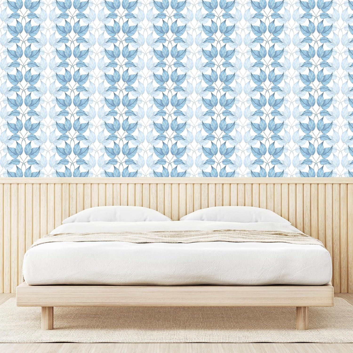 imageAmbesonne Summer Floral Peel amp Stick Wallpaper for Home Monochromatic Love Vibe with Delicate Sour Cherry Kiss Theme SelfAdhesive Living Room Kitchen Accent 13 x 36 Burgundy Ruby and PinkSea Blue Pale Grey
