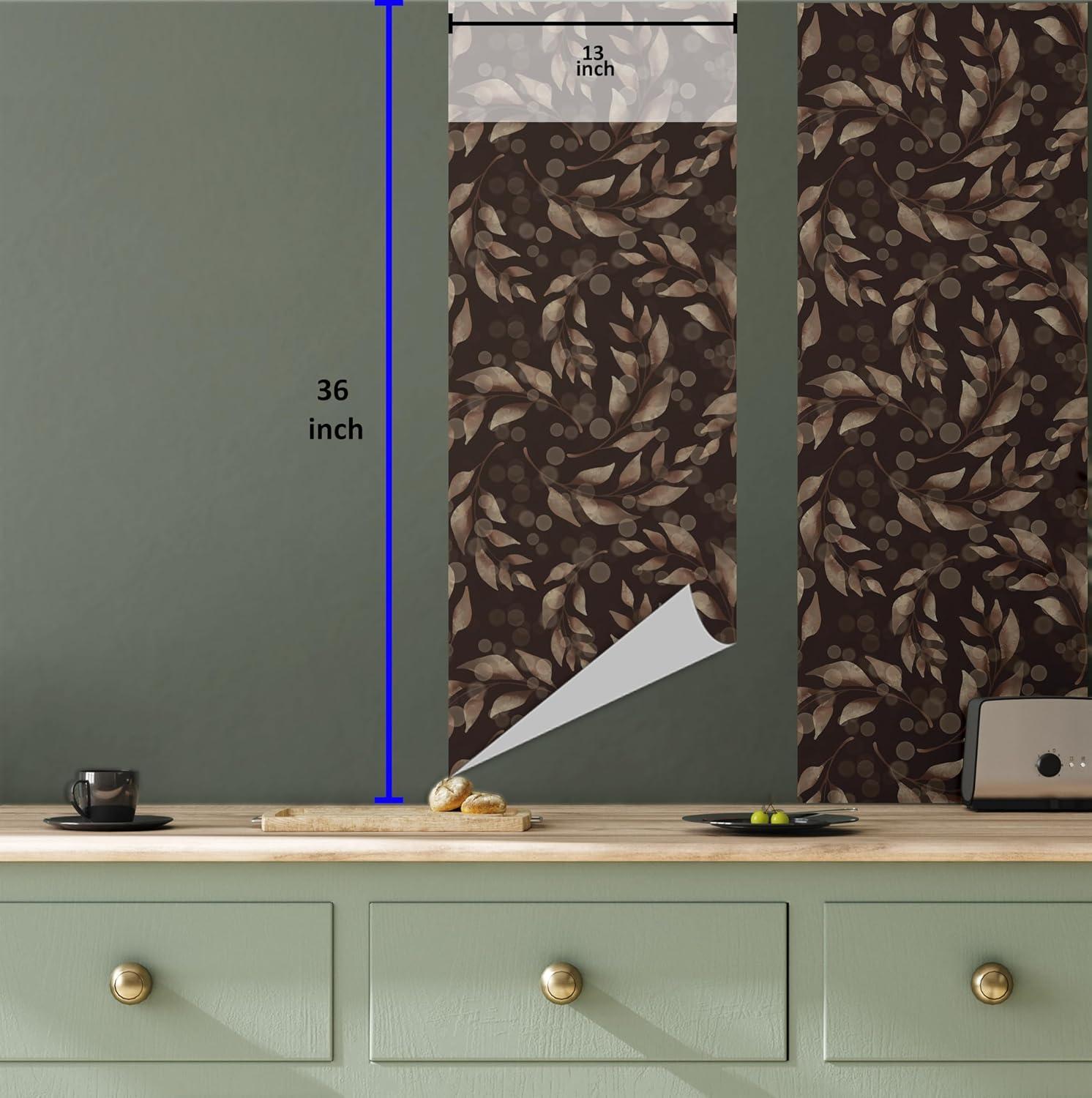imageAmbesonne Summer Floral Peel amp Stick Wallpaper for Home Monochromatic Love Vibe with Delicate Sour Cherry Kiss Theme SelfAdhesive Living Room Kitchen Accent 13 x 36 Burgundy Ruby and PinkGreen Brown Cocoa Brown