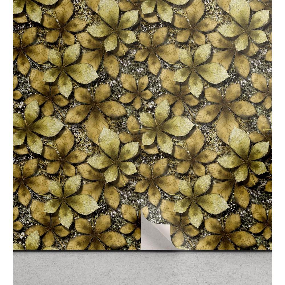 imageAmbesonne Summer Floral Peel amp Stick Wallpaper for Home Monochromatic Love Vibe with Delicate Sour Cherry Kiss Theme SelfAdhesive Living Room Kitchen Accent 13 x 36 Burgundy Ruby and PinkKhaki Pale Green