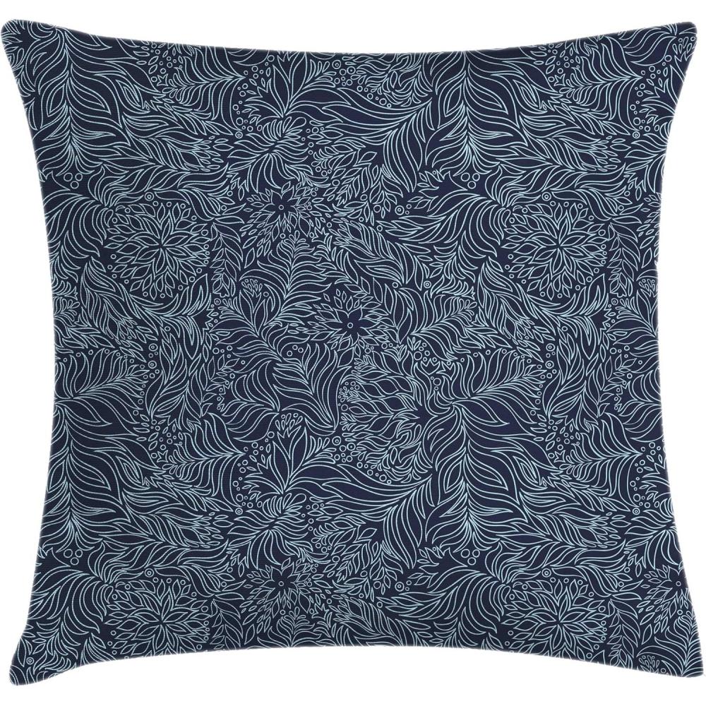 imageAmbesonne Tribal Throw Pillow Cushion Cover Tangerine Toned Design of Bold Lines Geometric Triangles Artwork Modern Look Image Decorative Square Accent Pillow Case 16 X 16 Black Orange and WhiteBaby Blue and Navy Blue