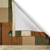 Ambesonne Abstract Window Valance Pack of 2, Autumnal Tones Earthy Modern Stripes and Squares with Simple Lines, Rod Pocket Curtain Valances Kitchen Bedroom, 54″ X 12″,Caramel Burgundy Green