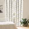 Ambesonne Bee Curtains, Pattern of Flying Bugs Forming Heart Shapes with Beehives Mother Nature Creatures, Window Treatments 2 Panel Set for Living Room Bedroom, Pair of – 28″ x 95″, Mustard White(Mustard White)