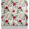 Magenta Fern Green White