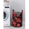 Ambesonne Romantic Laundry Bag, Paisley Nostalgic Oriental Inspirations Blooming Valentine’s Day Love Bouquet, Hamper Basket with Handles Drawstring Closure for Laundromats, 13″ x 19″, Multicolor