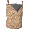 Ambesonne Valentines Day Laundry Bag, Colorful Distorted Heart Shapes Overlapping Design Love and Romance Concept, Hamper Basket with Handles Drawstring Closure for Laundromats, 13″ x 19″, Multicolor