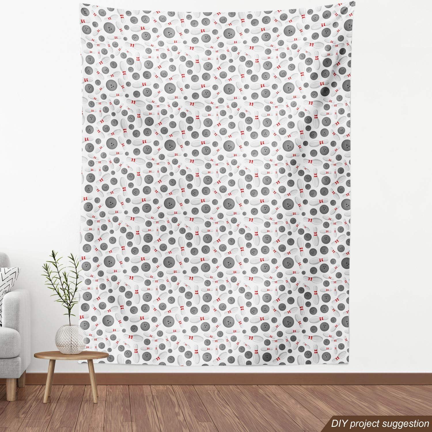 imageAmbesonne Cartoon Fabric by The Yard Hot Air Balloons Flying Through The Sky with Birds Microfiber Fabric for Arts and Crafts Textiles amp Decor 1 Yard Teal CreamWhite Grey