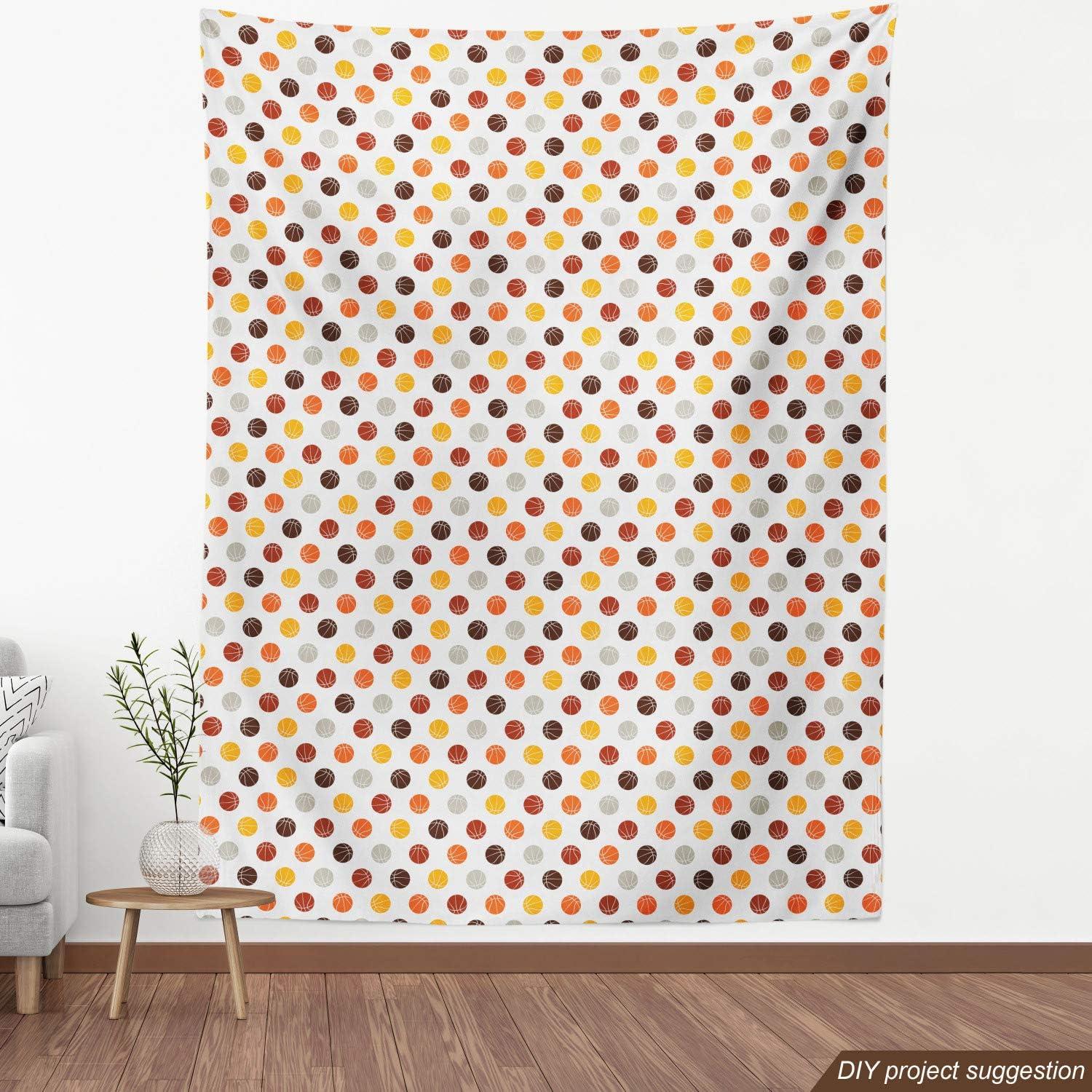 imageAmbesonne Cartoon Fabric by The Yard Hot Air Balloons Flying Through The Sky with Birds Microfiber Fabric for Arts and Crafts Textiles amp Decor 1 Yard Teal CreamRuby Orange