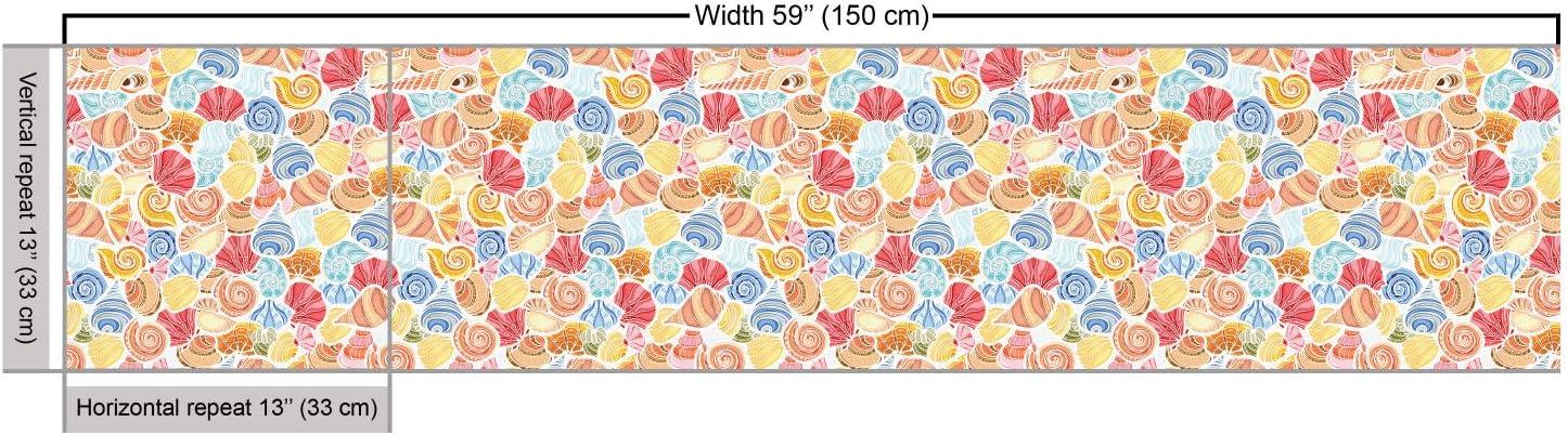 imageAmbesonne Cartoon Fabric by The Yard Hot Air Balloons Flying Through The Sky with Birds Microfiber Fabric for Arts and Crafts Textiles amp Decor 1 Yard Teal CreamYellow Multicolor
