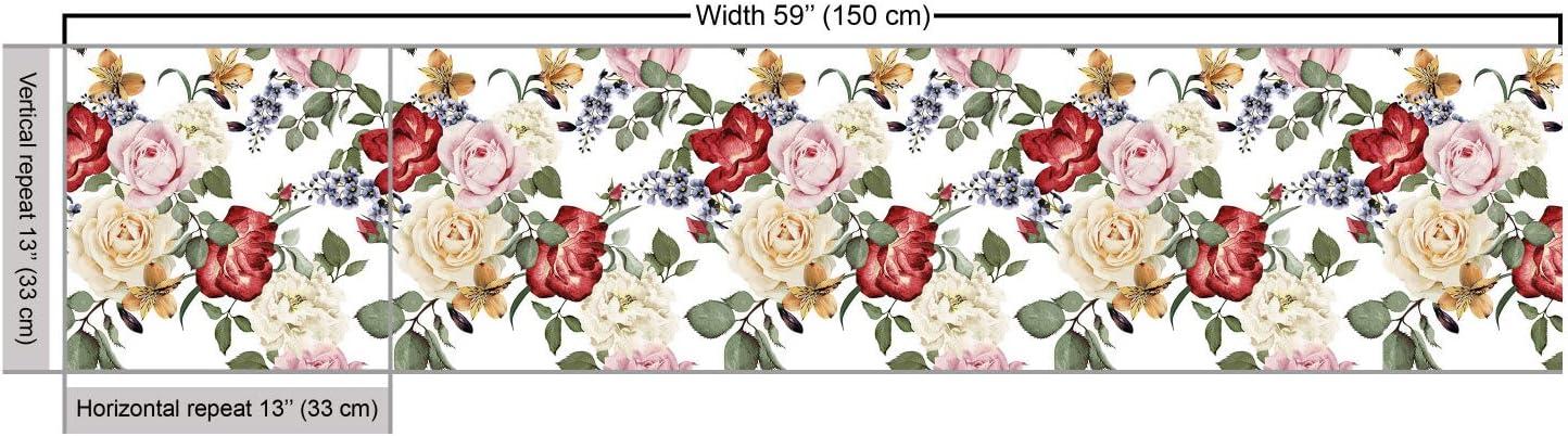 imageAmbesonne Cartoon Fabric by The Yard Hot Air Balloons Flying Through The Sky with Birds Microfiber Fabric for Arts and Crafts Textiles amp Decor 1 Yard Teal CreamPink Cream