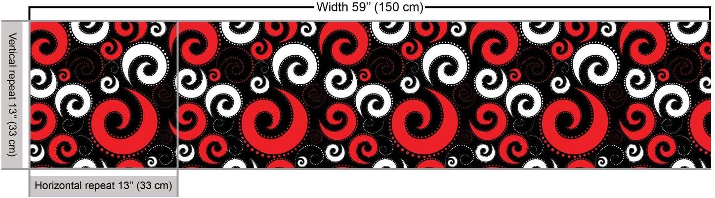 imageAmbesonne Cartoon Fabric by The Yard Hot Air Balloons Flying Through The Sky with Birds Microfiber Fabric for Arts and Crafts Textiles amp Decor 1 Yard Teal CreamWhite Black