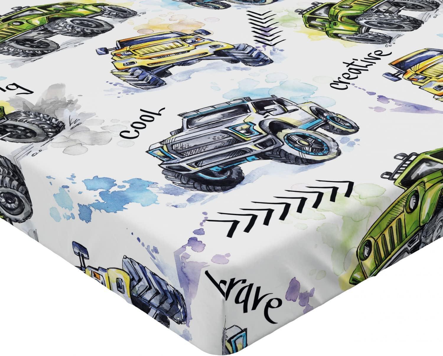 imageAmbesonne City Fitted Sheet Birds Eye View Map of The Abstract Town Streets Roads Houses and Cars Cartoon Print Bed Cover with AllRound Elastic Deep Pocket for Comfort Twin Size Grey GreenYellow Lavender Blue