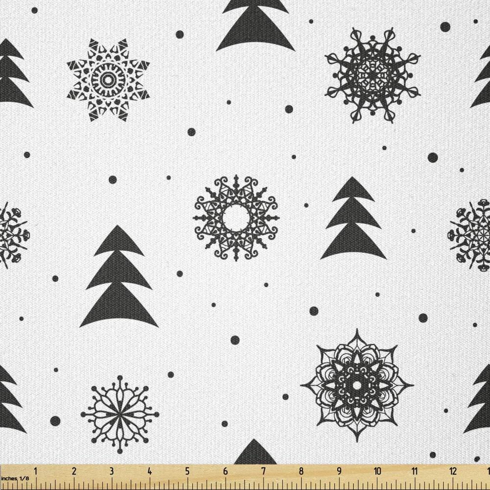imageAmbesonne Cartoon Fabric by The Yard Hot Air Balloons Flying Through The Sky with Birds Microfiber Fabric for Arts and Crafts Textiles amp Decor 1 Yard Teal CreamBlack Ivory