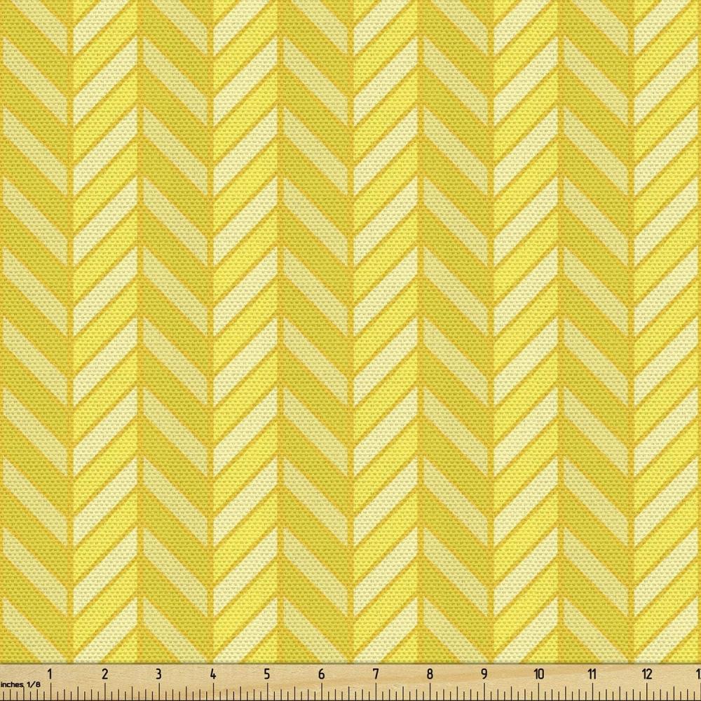 imageAmbesonne Cartoon Fabric by The Yard Hot Air Balloons Flying Through The Sky with Birds Microfiber Fabric for Arts and Crafts Textiles amp Decor 1 Yard Teal CreamYellow