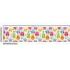Ambesonne Cartoon Fabric by The Yard, Hot Air Balloons Flying Through The Sky with Birds, Microfiber Fabric for Arts and Crafts Textiles & Decor, 1 Yard, Teal Cream(Purple Yellow)