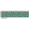 Ambesonne Cartoon Fabric by The Yard, Hot Air Balloons Flying Through The Sky with Birds, Microfiber Fabric for Arts and Crafts Textiles & Decor, 1 Yard, Teal Cream(Jade Green)