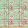 Ambesonne Cartoon Fabric by The Yard, Hot Air Balloons Flying Through The Sky with Birds, Microfiber Fabric for Arts and Crafts Textiles & Decor, 1 Yard, Teal Cream(Mint Pink)