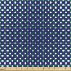 Ambesonne Cartoon Fabric by The Yard, Hot Air Balloons Flying Through The Sky with Birds, Microfiber Fabric for Arts and Crafts Textiles & Decor, 1 Yard, Teal Cream(Indigo White)