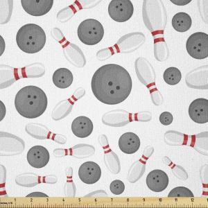 Ambesonne Cartoon Fabric by The Yard, Hot Air Balloons Flying Through The Sky with Birds, Microfiber Fabric for Arts and Crafts Textiles & Decor, 1 Yard, Teal Cream(White Grey)