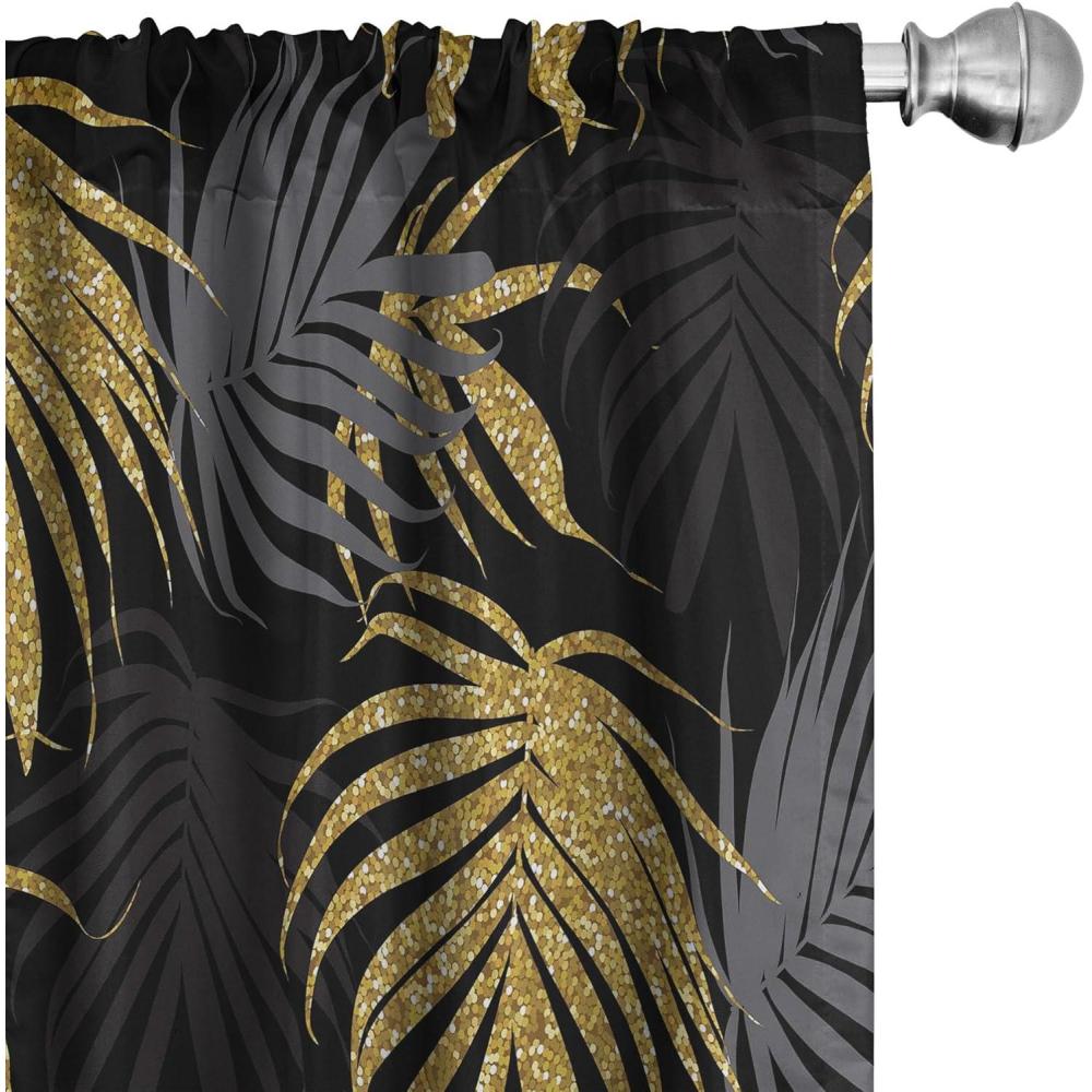 imageAmbesonne Floral Curtains Watercolor Themed Pattern of Blooming Retro Spring Revival Flowers Window Treatments 2 Panel Set for Living Room Bedroom Pair of 28 x 63 Lilac White and Slate BrownDark Grey Mustard