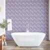 Ambesonne Blueberry Peel & Stick Wallpaper for Home, Summer Berries with Leaves on Cream Background Love Botanical Themed, Self-Adhesive Living Room Kitchen Accent, 13″ x 100″, Violet Blue Fern Green(Teal and Pale Fuchsia)