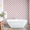 Ambesonne Blueberry Peel & Stick Wallpaper for Home, Summer Berries with Leaves on Cream Background Love Botanical Themed, Self-Adhesive Living Room Kitchen Accent, 13″ x 100″, Violet Blue Fern Green(Blush Rose and Dark Grey)